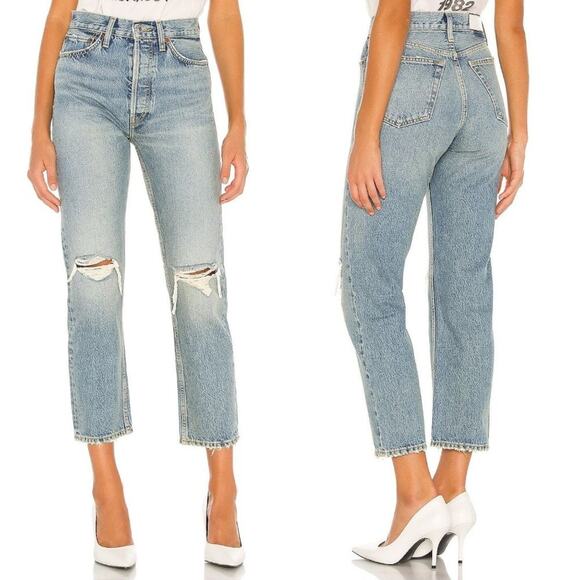 RE/DONE Originals 70s Ultra Stove Pipe Light Destroyed 15 - Picture 9 of 9